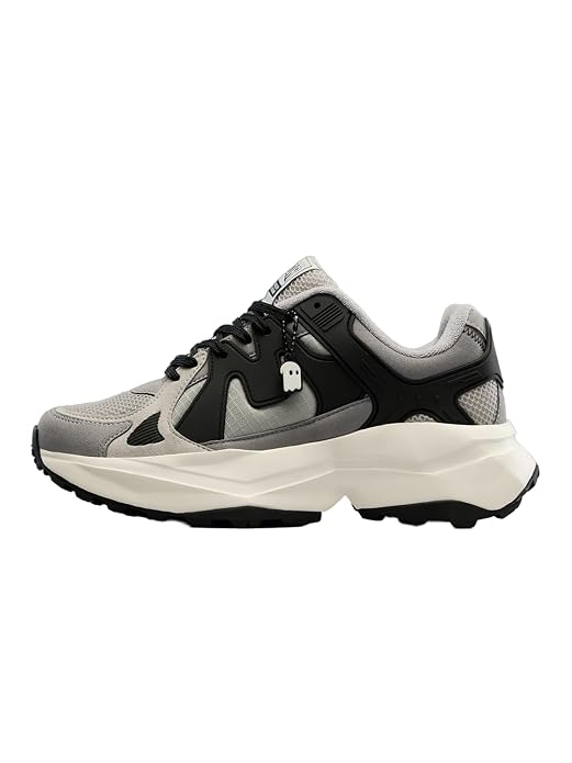 The Souled Store Raptors V2: Men and Boys Low Top Sporty Casual Street Wear Chunky Sneakers | Retro Trainer with Breathable Mesh, Cushioned EVA Midsole & Ultra-Grip Rubber Outsole